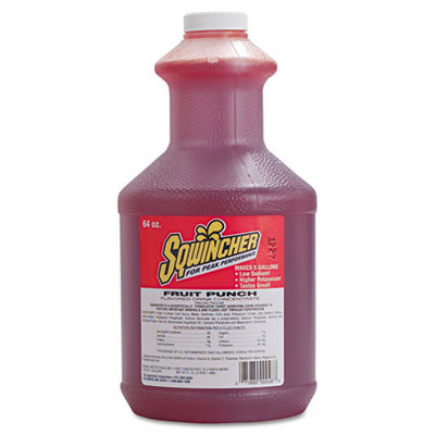 Activity Drink: 64 oz, Bottle, Fruit Punch, Liquid Concentrate, Yields 5 gal